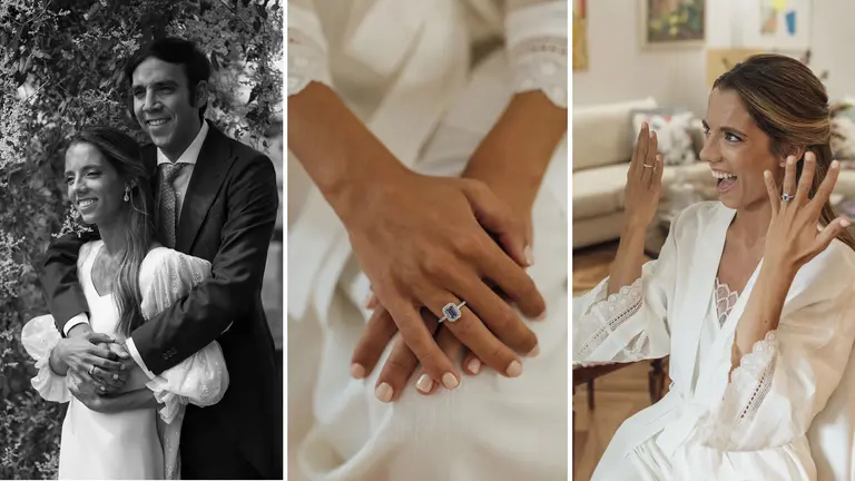 Fotos de boda de Álvaro y Sandra de Mercedes Almajo. CEDIDA