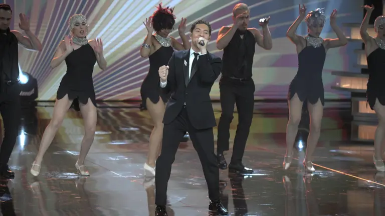 David Bisbal, durante los premios Goya.