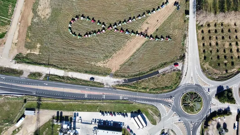 El bonito gesto de los agricultores y ganaderos navarros con los agentes de la Guardia Civil asesinados en Barbate. CEDIDA