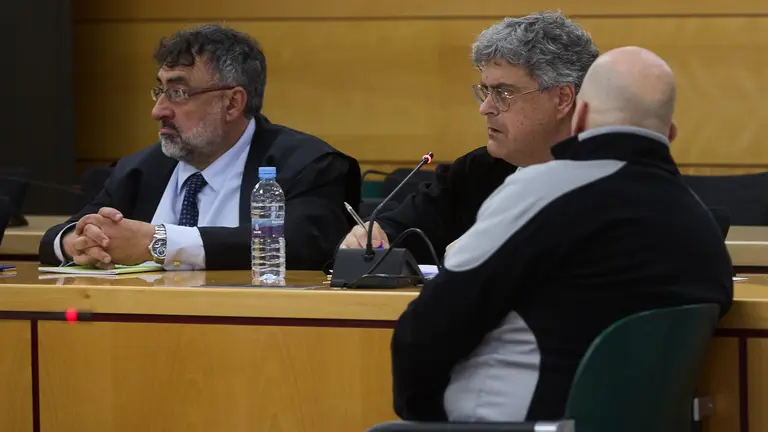 Comienza el juicio con jurado popular en el Palacio de Justicia de Pamplona a un acusado de matar a su hermana en Tafalla en junio de 2022. IÑIGO ALZUGARAY