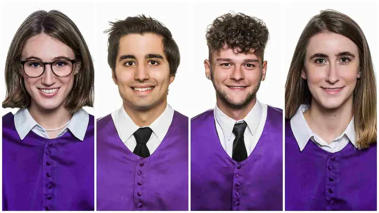 Ángela Díaz, Kevin Sainz, Francisco de Borja Tellez y Leire María Górriz. UNIVERSIDAD DE NAVARRA