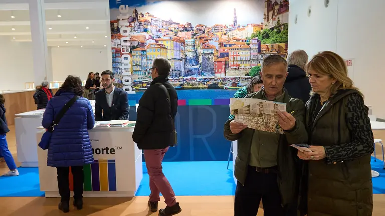 XVIII edición de Navartur, la Feria Internacional de Turismo Reyno de Navarra que se celebra en Pamplona del 23 al 25 de febrero en Baluarte. IÑIGO ALZUGARAY