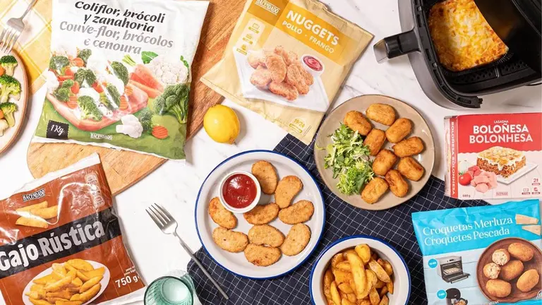 Mercadona incrementa su oferta de productos para cocinar en freidora de aire. CEDIDA