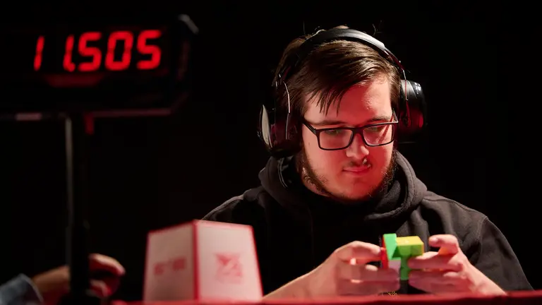 Final del Campeonato VIII Iruña Open del cubo de Rubik. PABLO LASAOSA