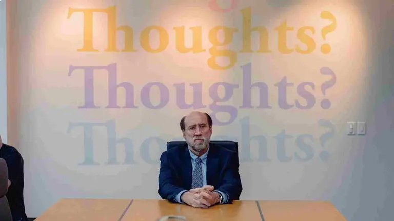 Nicholas Cage en una imagen de la película Dream Scenario.