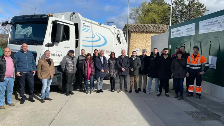Un nuevo punto limpio en Carcastillo dará servicio a 5.000 personas de la Mancomunidad de Mairaga. GOBIERNO DE NAVARRA