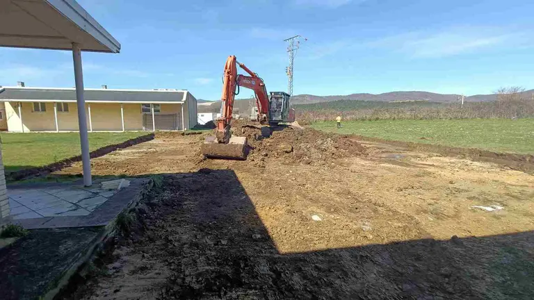 Comienzan las obras del nuevo ala del hospital de la Clínica Josefina Arregui de Alsasua. CEDIDA