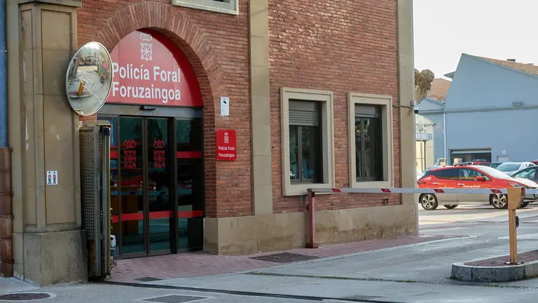 Comisaría de la Policía Foral en Beloso (Pamplona). IÑIGO ALZUGARAY