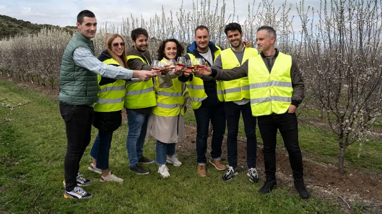 Agricultores homenajeados por la IG Pacharán Navarro. CEDIDA