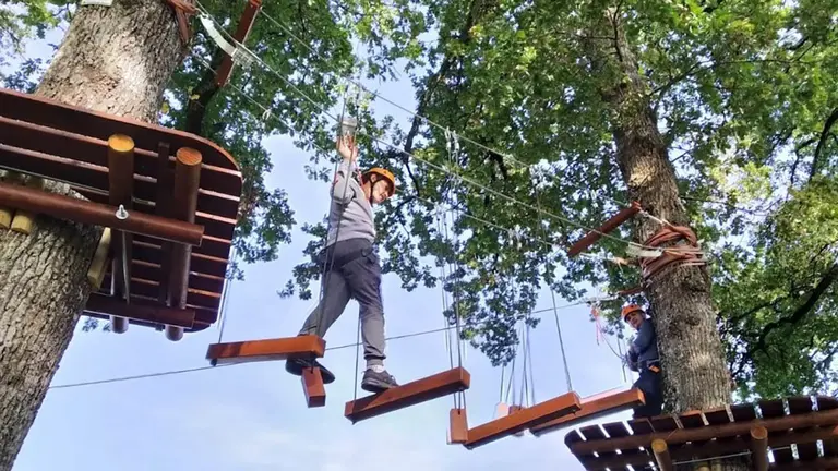 El parque de aventura Beigorri en Lecumberri. AYUNTAMIENTO DE LECUMBERRI