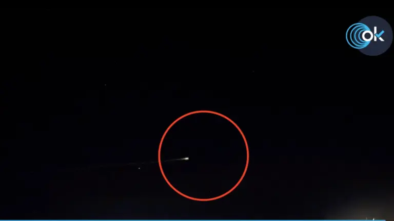 El CSIC detecta un posible misil balístico sobre Cataluña y la Comunidad Valenciana procedente de Francia. Ok Diario