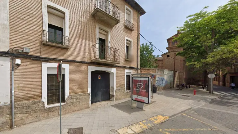 Zona de la carretera de Alfaro, en Tudela, donde ha ocurrido el accidente. GOOGLE MAPS