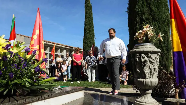 Acto de EH Bildu en Sartaguda en homenaje a las víctimas del franquismo en Navarra. EH BILDU