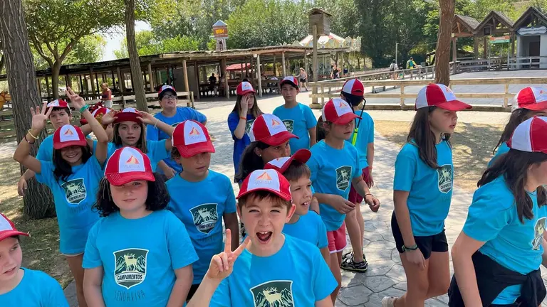 Imagen de archivo de un campamento de Sendaviva. CEDIDA