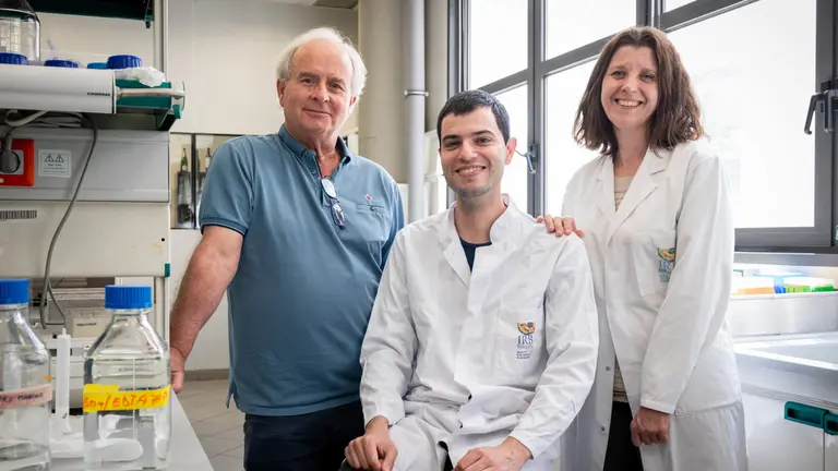 De izquierda a derecha Manuel Palacín, Josep Rullo-Tubau y Paola Bartoccioni, quien también ha participado en el estudio. CEDIDA