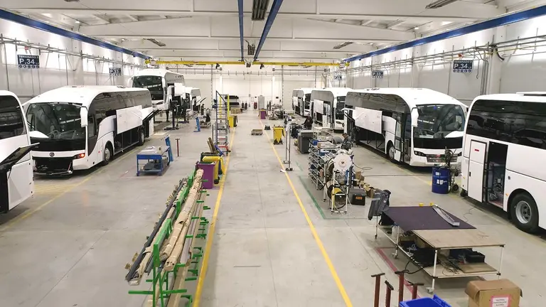 Carrocerías de autobuses realizadas por la empresa Sunsundegui. GOBIERNO DE NAVARRA