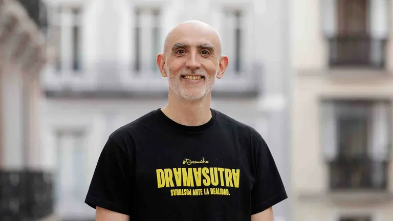 El dramaturgo pamplonés Alfredo Sanzol, premio Príncipe de Viana de la Cultura 2024. BARBARA SÁNCHEZ PALOMERO