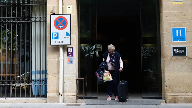 Hotel Pamplona Catedral, en la calle Dos de Mayo 4 de Pamplona. IÑIGO ALZUGARAY