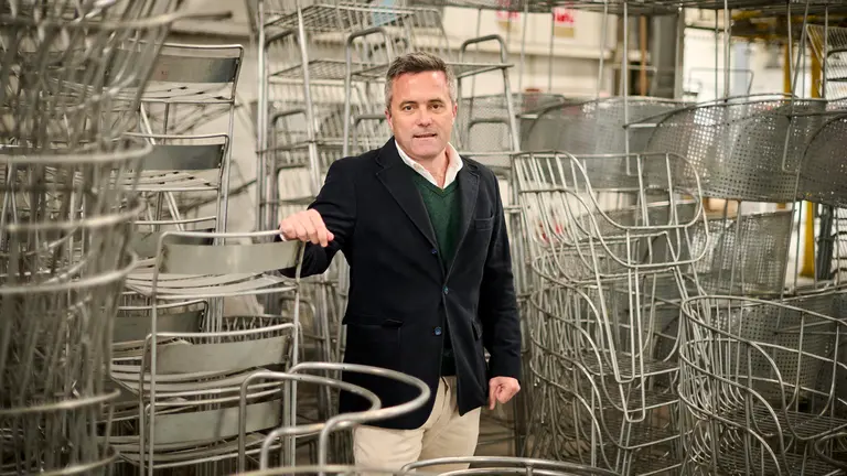 Luis Unceta, director de la empresa iSiMAR. PABLO LASAOSA