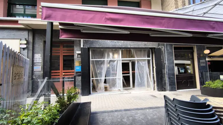 Local en el que se va a ubicar la nueva hamburguesería de Pamplona.