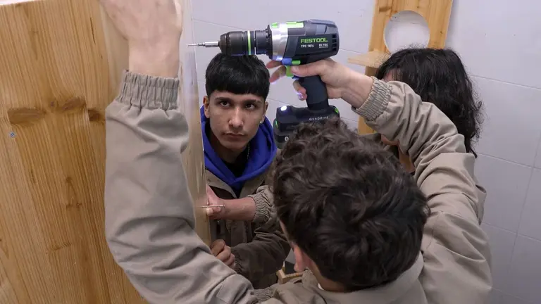 Imagen de los alumnos del CI Donibane. CEDIDA