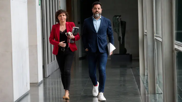 Mesa y Junta del Parlamento de Navarra. IÑIGO ALZUGARAY