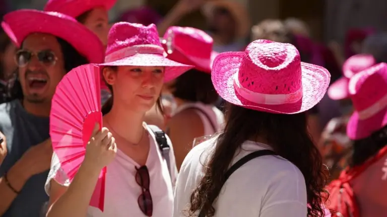 La 15ª Fiesta del Rosado de Navarra se celebra en Pamplona con 14 bodegas distintas. CEDIDA