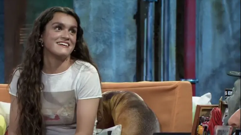 Amaia Romero durante su visita al programa de David Broncano, La Resistencia. NAVARRA.COM