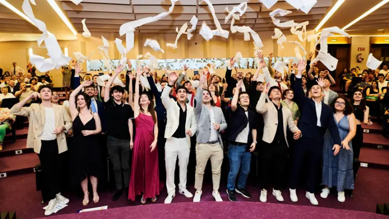 Los graduados de 2023 de Creanavarra Arte Digital y Tecnología. CEDIDA