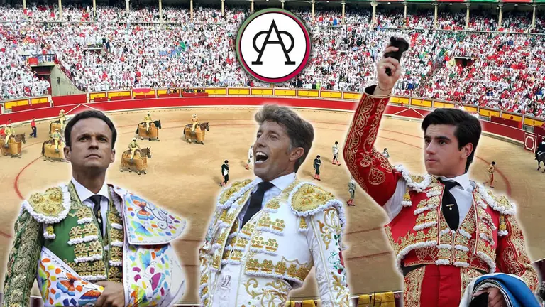 Domingo 14 de julio.  Feria del Toro de San Fermín 2024. Toros de Miura para Antonio Ferrera, Manuel Escribano y Jesús Enrique Colombo. NAVARRA.COM