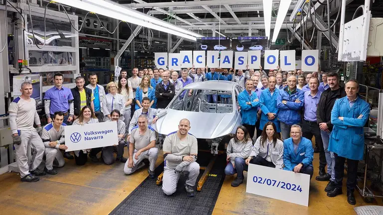 Más de cuarenta años después del inicio de su fabricación, un 20 de marzo de 1984, Volkswagen Navarra pone punto y final a la producción del Polo en sus instalaciones de Landaben. JESÚS M GARZARON