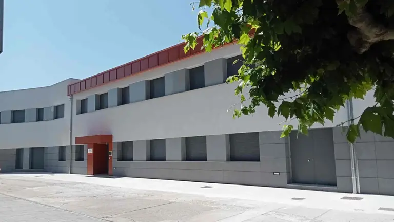 Así ha quedado el colegio público de Cadreita. GOBIERNO DE NAVARRA