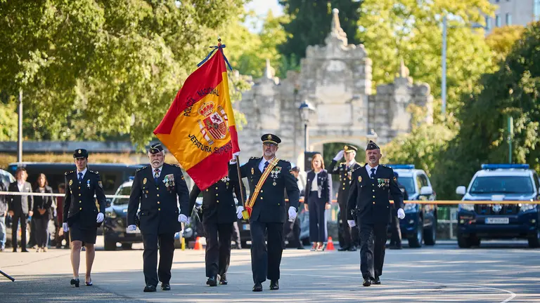 La Jefatura Superior de Policía de Navarra conmemora el día de los Santos Ángeles Custodios, patronos del Cuerpo Nacional de Policía. PABLO LASAOSA