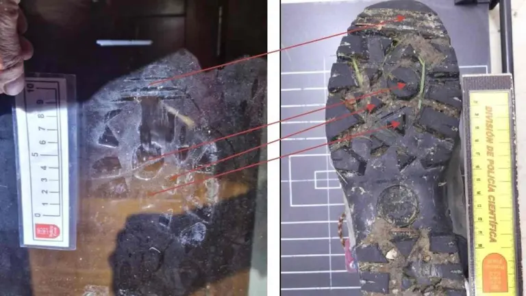La Policía Científica evidenció que las botas que llevaba puestas el argelino son las mismas de las huellas que se encontraron en el centro de menores robado. POLICÍA FORAL