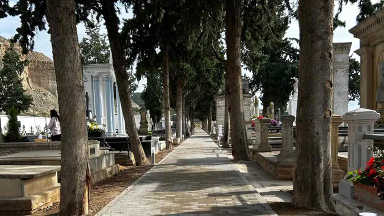 Así ha quedado el cementerio de Arguedas tras su renovación. AYUNTAMIENTO DE ARGUEDAS