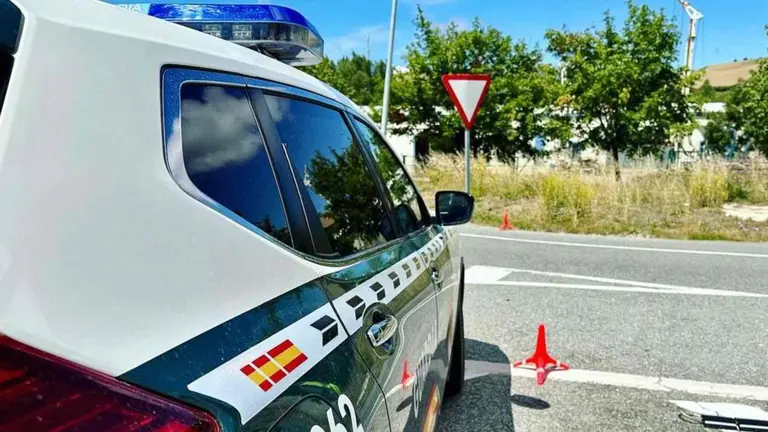 Un coche patrulla del a Guardia Civil de Navarra. ARCHIVO