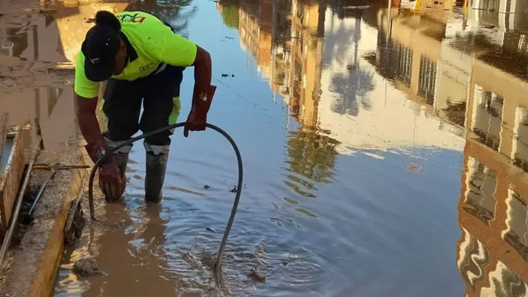 Desciegues Navarra ayudando en la DANA. CEDIDA