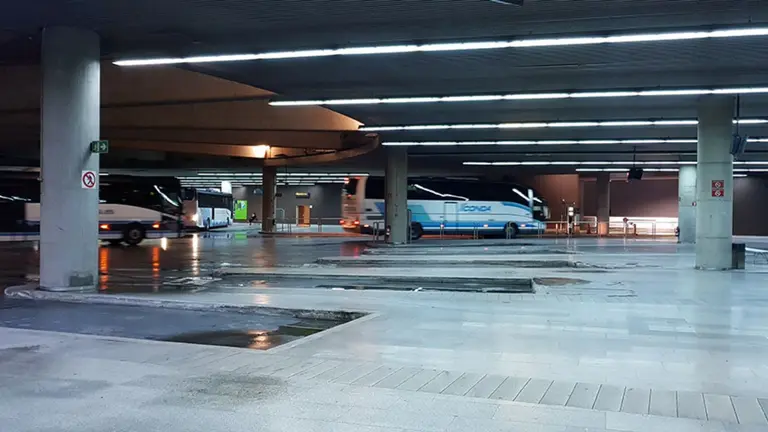 Imagen de archivo de la Estación de Autobuses de Pamplona. ARCHIVO