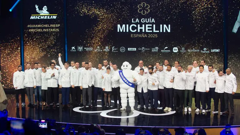 Gala de la Guia Michelin de 2025 celebrada en el auditorio Victor Villegas . JAVIER CARRIÓN /  EUROPAPRESS