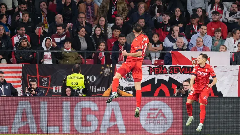 Partido Sevilla Osasuna en el Ramón Sánchez Pizjuán.