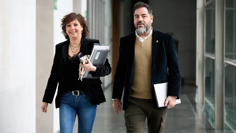 Mesa y Junta de Portavoces del Parlamento de Navarra. IÑIGO ALZUGARAY