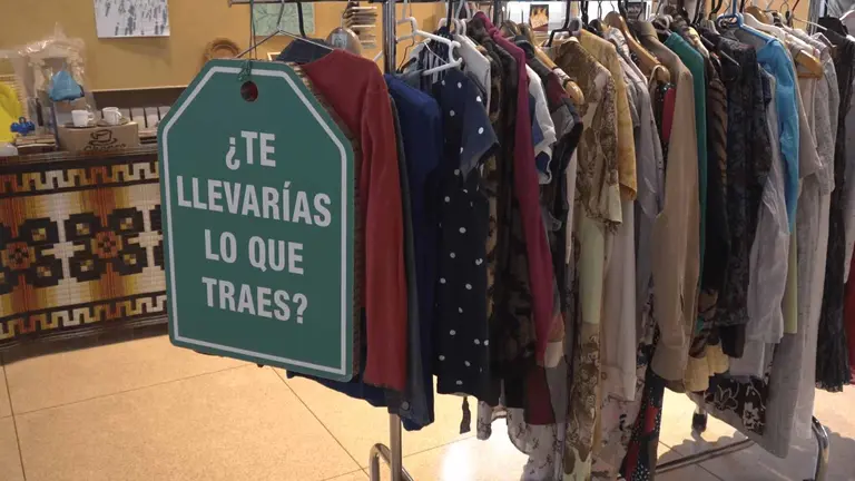 El Museo de Educación Ambiental acoge esta semana una nueva edición del mercadillo de intercambio sin dinero. AYUNTAMIENTO DE PAMPLONA