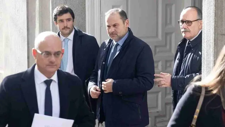 El ex ministro José Luis a su salida del Tribunal Supremo donde declaró como imputado por el caso Koldo.
