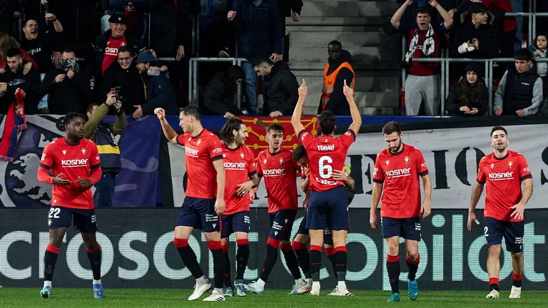 Partido de La Liga EA Sports entre CA Osasuna y Athletic Club disputado en el estadio de El Sadar en Pamplona. IÑIGO ALZUGARAY