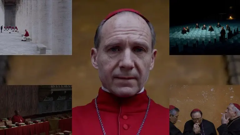 Una imagen de Conclave acompañada de algunos de sus mejores planos.