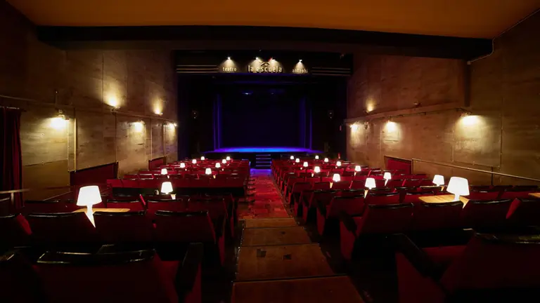 Una de las salas de la Escuela Navarra de Teatro. ENTNAE