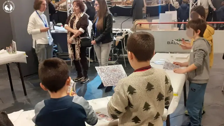 Talleres infantiles de Belenismo en Baluarte. ASOCIACIÓN DE BELENISTAS DE PAMPLONA