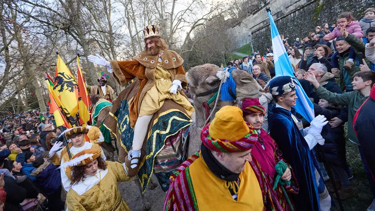 Llegada de SS.MM. Los Reyes Magos de Oriente a Pamplona. IÑIGO ALZUGARAY