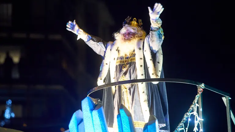 Cabalgata de los Reyes Magos en Pamplona. IÑIGO ALZUGARAY