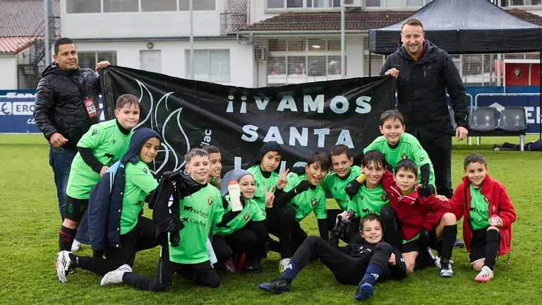 Final del XLII Torneo Interescolar de Osasuna en categoría benjamín mixto disputado en las instalaciones de Tajonar. IÑIGO ALZUGARAY